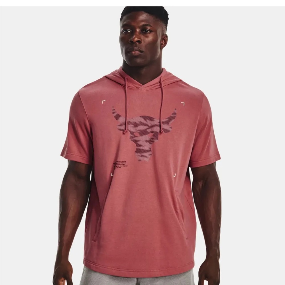 Under armour terry hooded shirt men’s size  project rock xl